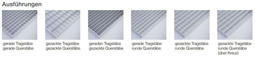 Entrance grates different models